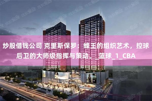 炒股借钱公司 克里斯保罗：蜂王的组织艺术，控球后卫的大师级指挥与策动。_篮球_1_CBA