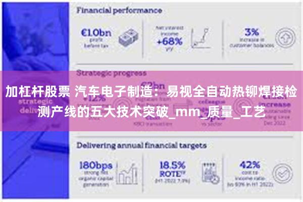 加杠杆股票 汽车电子制造：易视全自动热铆焊接检测产线的五大技术突破_mm_质量_工艺